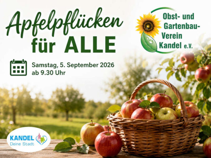 Apfelpflücken für ALLE im September 2026 in Kandel
