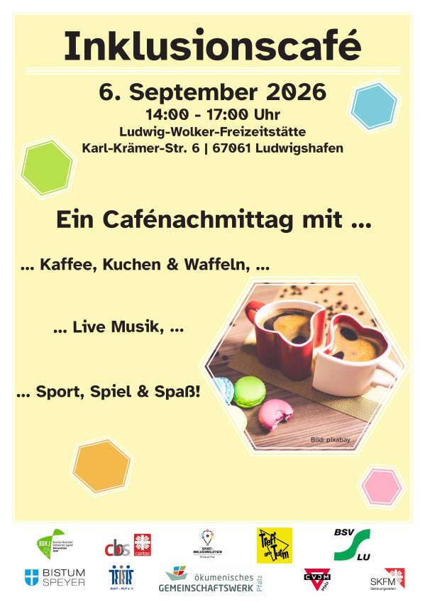 Inklusionscafé im September 2026 in Ludwigshafen