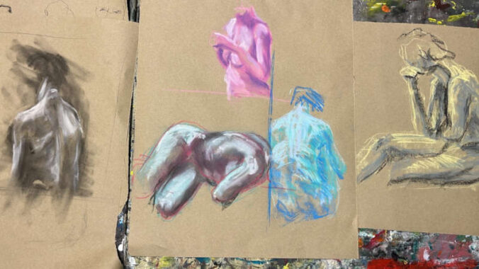 In der Kunstschule lernen Sie zum Beispiel die faszinierende Welt der Aktzeichnung kennen. (Foto: Raffael Weinert)