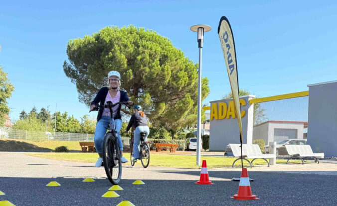 Pedelec-Training (Foto: ADAC Pfalz)