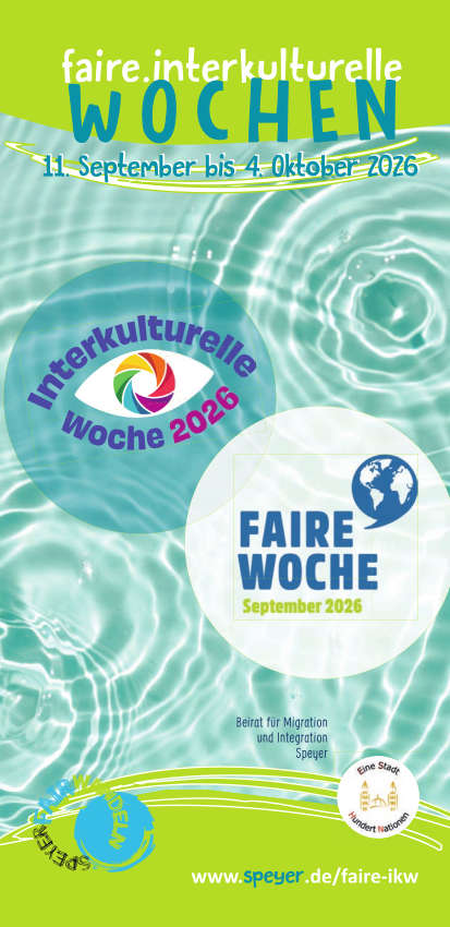 Faire.Interkulturelle Wochen 2026 im September und Oktober 2026 in Speyer