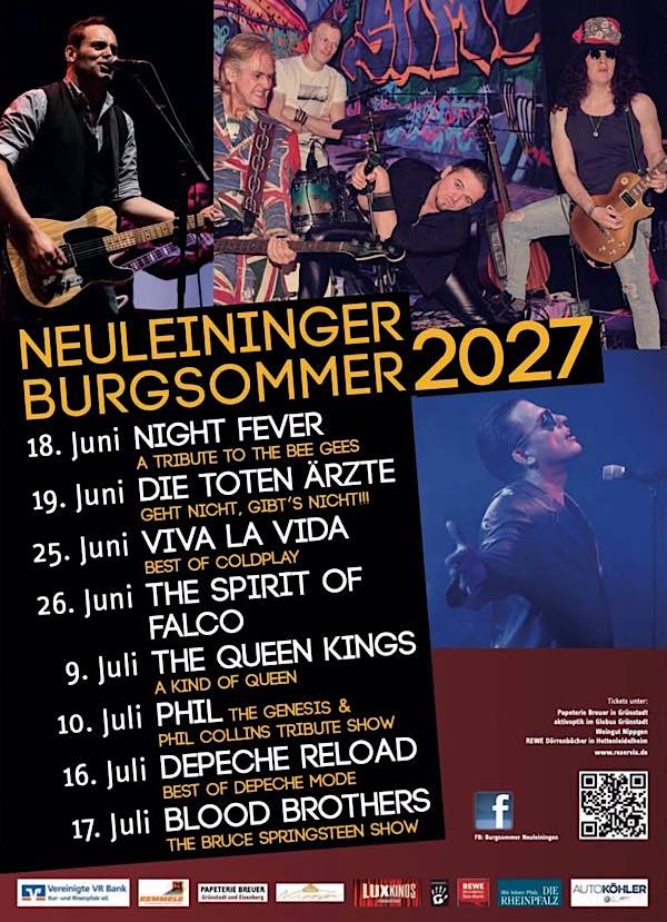Neuleininger Burgsommer 2027 im Juni und Juli