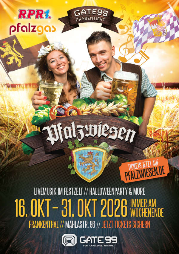 Pfalzwiesen im Oktober 2026 in Frankenthal