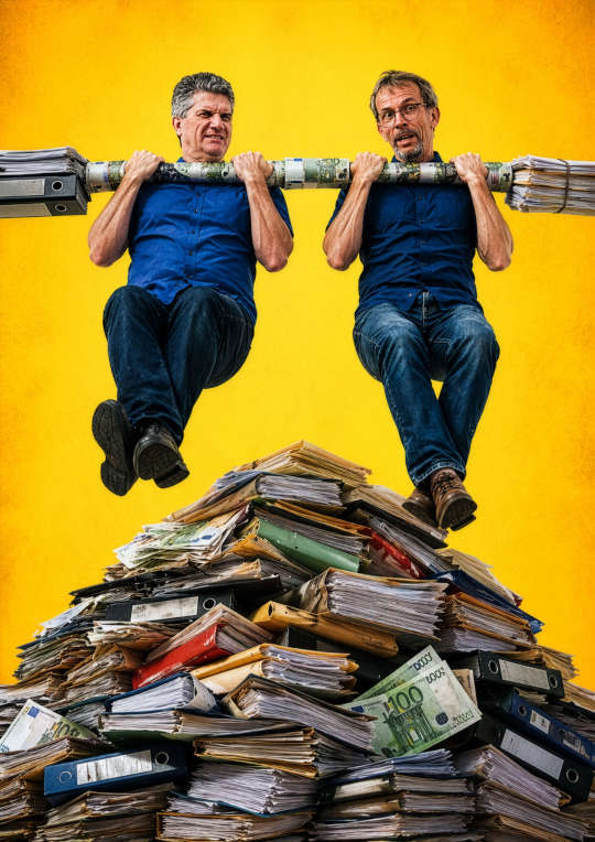 Das Kabarett-Duo „The Reading Heads“ (Foto: Martin Seebald)