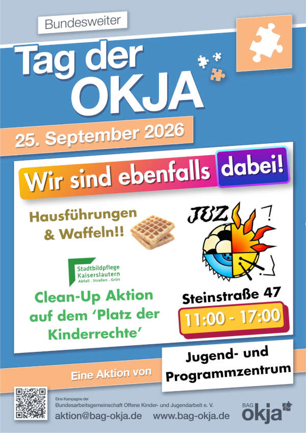 „Tag der Offenen Kinder- und Jugendarbeit“ im September 2026 in Kaiserslautern