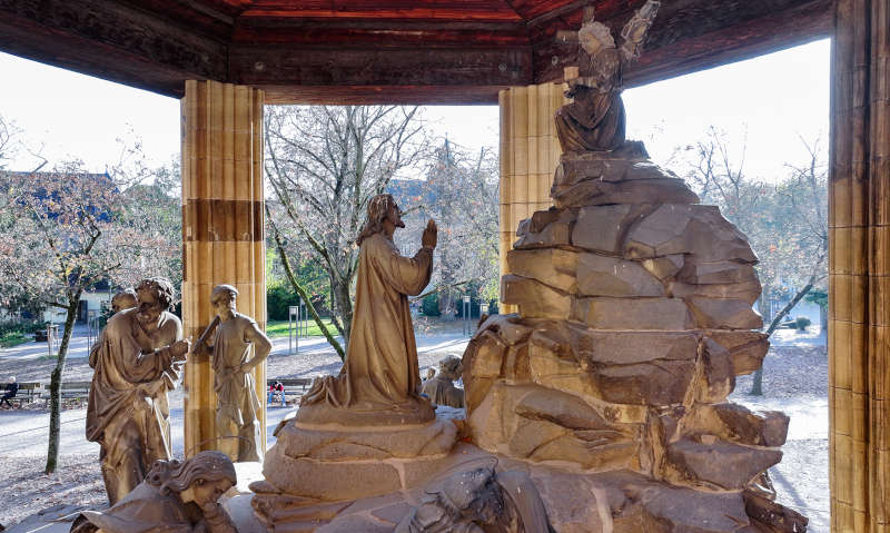 Der Ölberg im südlichen Domgarten vor der Restaurierung (Quelle: Domkapitel Speyer, Foto: Klaus Landry)