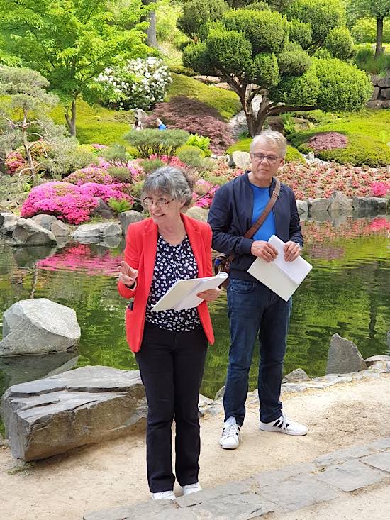 Lesespaziergang (Foto: Japanischer Garten Kaiserslautern)