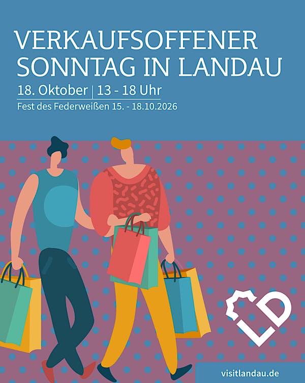 Verkaufsoffener Sonntag zum Fest des Federweißen im Oktober 2026 in Landau
