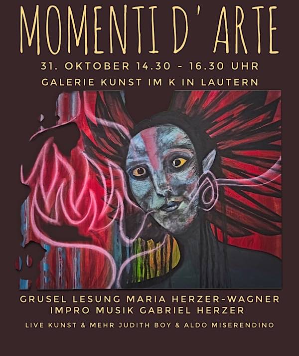 Vernissage mit Grusellesung im Oktober 2026 in Kaiserslautern