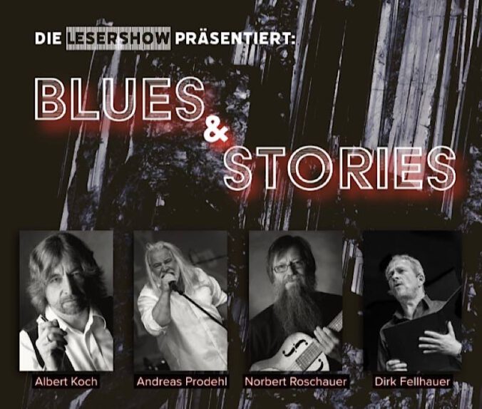 Blues & Stories – Musikalische Leseshow im Oktober 2026 im Café Unterhammer im Karlstal