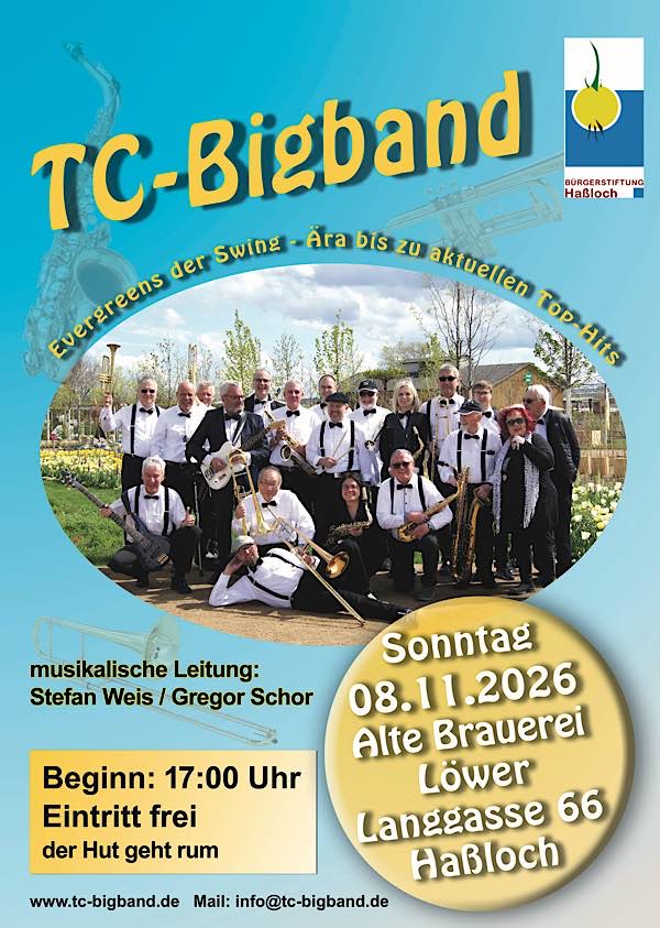 TC Big Band im November 2026 in Haßloch