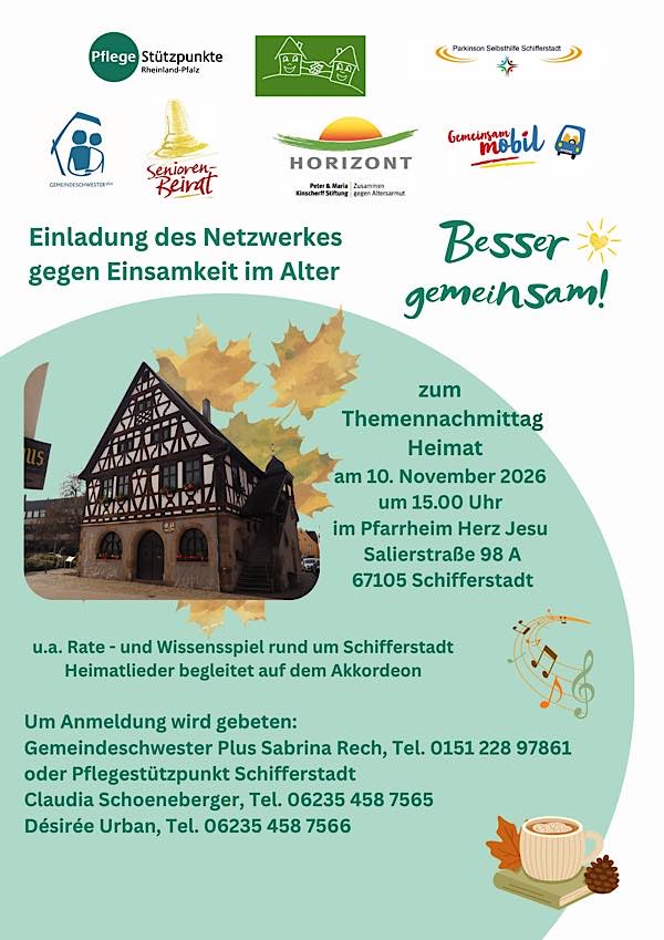 Themennachmittag „Heimat“ des Netzwerkes „Besser gemeinsam“