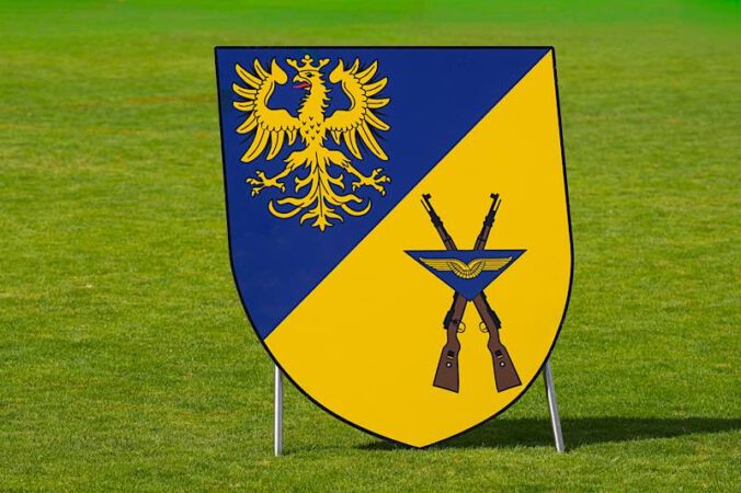 Das Verbandsabzeichen des Luftwaffenausbildungsbataillons 1 Germersheim (Foto: Holger Knecht)